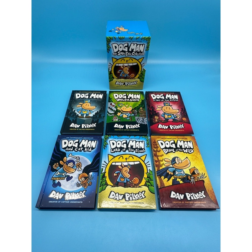 Dog Man The Supa Epic Collection Six Graphic Novels By Dav Pilkey